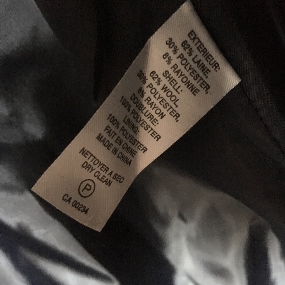 Ann Klein Wool Winter Coat // Size: M - Picture 7 of 7